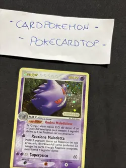Pokemon Card GENGAR 5/92- EX LA LEGGENDA DI MEW - Stamped-Ita-Holo-swirl-exc/nm! - Image 4