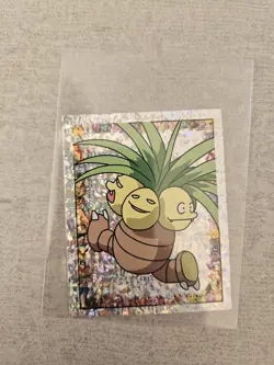 Topps Merlin 1999 Sticker Card Exeggutor Prism Holo #S16 Mint Pack Fresh - Image 1
