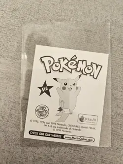 Topps Merlin 1999 Sticker Card Exeggutor Prism Holo #S16 Mint Pack Fresh - Image 2