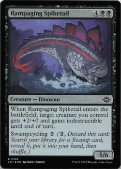 Rampaging Spiketail - FOIL - C The Lost Caverns of Ixalan 116 - MTG - Image 1
