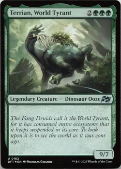 Terrian, World Tyrant - FOIL - U Aetherdrift 182 - MTG - Image 1