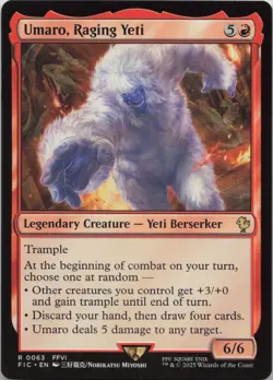 Umaro, Raging Yeti R Commander: FINAL FANTASY 63 NM MTG - Image 1