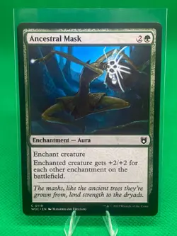 MTG - ANCESTRAL MASK - Wilds of Eldraine Com (C) - Image 1
