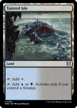 MTG Wilds of Eldraine Commander - Tainted Isle - Image 1