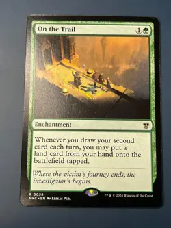 1x ON THE TRAIL - Commadner - MTG - Magic the Gathering - Image 1