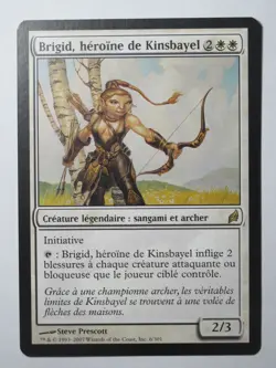Brigid, heroine de Kinsbayel Hero of Kinsbaile MTG Magic VF played - Image 1