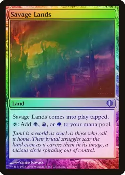 Savage Lands FOIL Shards of Alara PLD Land Uncommon MAGIC MTG CARD ABUGames - Image 1