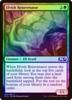 Elvish Rejuvenator FOIL Core Set 2019 / M19 PLD Green Common CARD ABUGames - Image 1