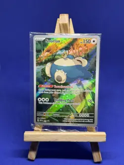POKEMON Snorlax SVP 051 SEALED Illustration Rare Scarlet & Violet ETB Promo Card - Image 1