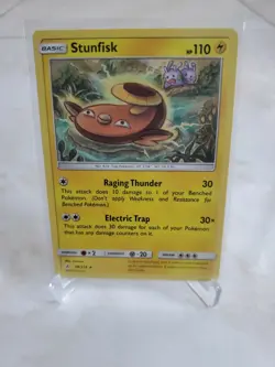 Stunfisk 56/214 Sun & Moon: Unbroken Bonds Rare Mint/NM Pokemon - Image 1