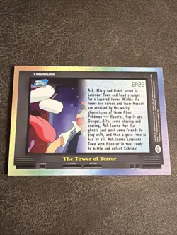 Pokemon Card - The Tower of Terror EP22 - TV Animation - Topps Series 2 - Image 2