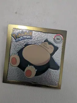 Vintage 1999 Artbox Pokemon Sticker Snorlax R04 Gold Series 1 - Image 1