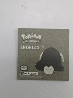 Vintage 1999 Artbox Pokemon Sticker Snorlax R04 Gold Series 1 - Image 2