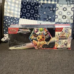 Pokemon Prismatic Evolutions Surprise Box And Booster Bundle Sealed - Image 1