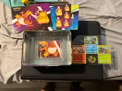 Pokemon TCG Fall Collector’s Chest 2020 - Charizard & Pikachu - NO Packs - Image 2