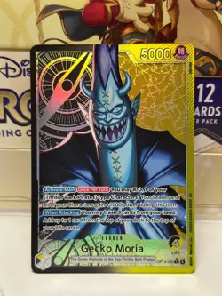 Gecko Moria Leader Alt Art OP14-080 THE AZURE SEA'S SEVEN One Piece TCG English - Image 1