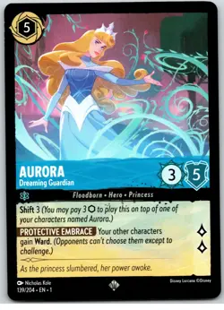 #139 Aurora - Dreaming Guardian PLAYSET x4 2023 Disney Lorcana First Chapter 4x - Image 2