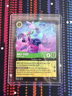 Max Goof Chart Topper #77/204 Fabled Legendary (Non Foil) Disney Lorcana - NM - Image 3