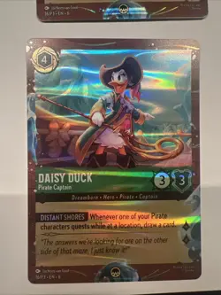 Lorcana TCG Disney Cruise Line Treasure Promo Card Daisy Duck - Image 2