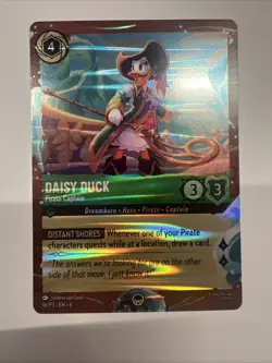 Lorcana TCG Disney Cruise Line Treasure Promo Card Daisy Duck - Image 3