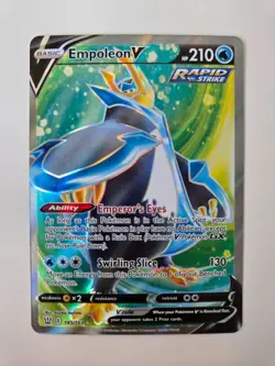 Pokemon Empoleon V (Full Art) 145/163 - Swsh05: Battle Styles Holo - Image 1