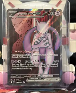 Pokemon TCG Team Rockets Mewtwo EX 213/182 Destined Rivals Full Art - NM/Mint - Image 1