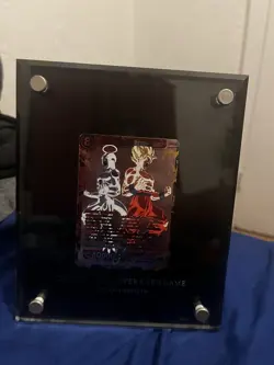 Dragon Ball Super Card Game SS Son Goku & Frieza Foil Serial Numbered 5th Anniv. - Image 3