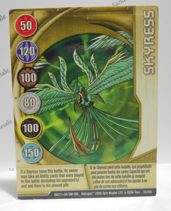 Bakugan Card - Skyress - Gold Gate Card - BA211 - 16/48b - 2008 - Image 1