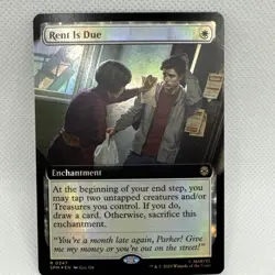 MTG - NM - Rent Is Due (Extended Art) Marvel's Spider-Man Foil - Image 1