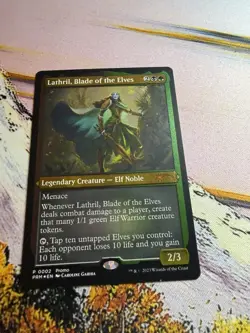 Lathril, Blade of the Elves - ETCHED FOIL PROMO - MTG Promos - NM - Image 1