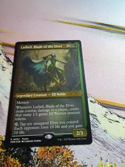 Lathril, Blade of the Elves - ETCHED FOIL PROMO - MTG Promos - NM - Image 3