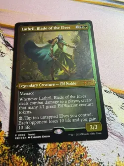Lathril, Blade of the Elves - ETCHED FOIL PROMO - MTG Promos - NM - Image 4