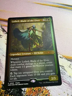 Lathril, Blade of the Elves - ETCHED FOIL PROMO - MTG Promos - NM - Image 5