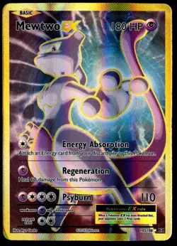 Mewtwo EX - 103/108 - Pokemon Evolutions XY Full Art Ultra Rare Card DMG/HP - Image 1