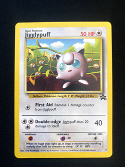 Jigglypuff #7 Black Star Promo NM Pokemon WOTC Wizards of the Coast - Image 1