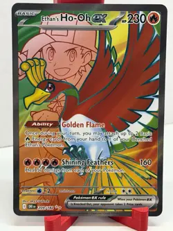Pokemon TCG Ethan's Ho-Oh ex 209/182 Sv10: Destined Rivals Holo NM/M - Image 1