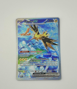 Zapdos ex 202/165 -Scarlet & Violet 151 Special Illustration Rare Pokemon - Raw - Image 1