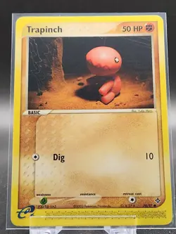 Trapinch 78/97 ex Dragon e Series Pokemon NM - Image 1