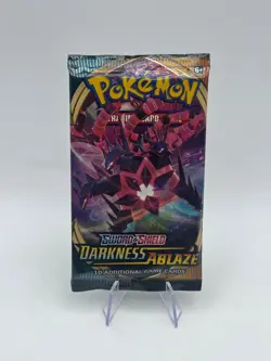 Pokemon TCG Sword & Shield Darkness Ablaze Booster Pack Art Set SEALED x4 - Image 4