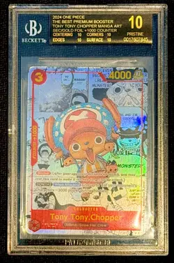 2024 ONE PIECE Tony Tony Chopper Manga #EB01006 BGS 10 BLACK LABEL, POP 7 - Image 1