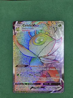 Celebi VMAX (Secret) 199/198 Swsh06: Sword & Shield - Chilling Reign Holo - Image 2