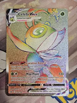 Celebi VMAX 199/198 Secret Rare SWSH06: Chilling Reign Pokemon TCG NM - Image 1