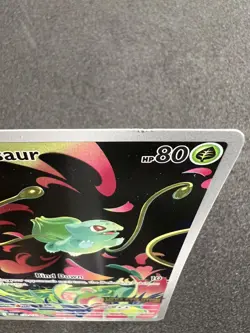 Bulbasaur 133/132 Mega Evolutions Stamped Promo Illustration Rare Pokemon Card - Image 4