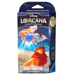 Disney Lorcana: The First Chapter Sapphire & Steel Starter Deck - Brand New 4050368981684 - Image 1