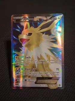 Pokemon TCG Jolteon EX 28a/83 Generations Ultra Rare Holo Full Art HP - Image 1