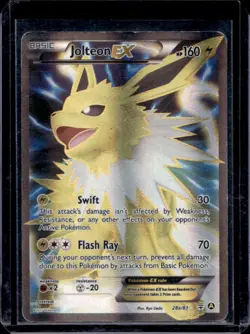 2016 Pokemon XY Generations Jolteon ex Full Art Promo #28a/83 - Image 1