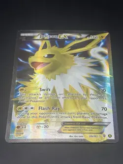 Pokemon TCG Jolteon EX 28a/83 Generations Ultra Rare Holo Full Art - Image 3