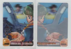 2004 Morinaga Dragon Ball Wafer Cards Part 2 3D Collection Son Goku Bulma 0q9m - Image 3