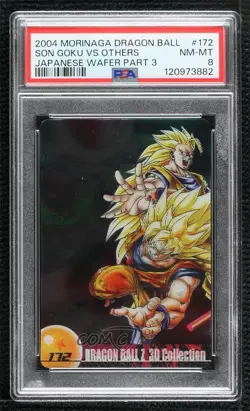 2004 Dragon Ball Wafer Cards Part 3 3D Collection Son Goku Frieza PSA 8 0q9m - Image 1