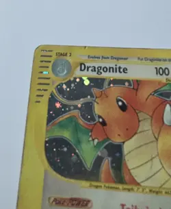 Pokemon TCG Dragonite Holo Card 9/165 Expedition Base Set Ultra Rare - M - LP - Image 3